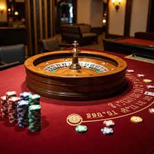 Tampilan layar Auto Roulette di on bola dengan roda roulette dan panel kontrol taruhan otomatis